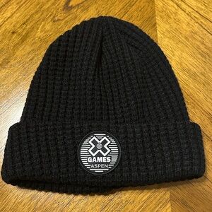 X Games Aspen Unisex Black Knit Beanie